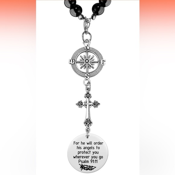 Rear View Mirror Car Charm, Psalm 91:11, Bible Verse, Religious Gifts
NEW - Picture 2 of 6